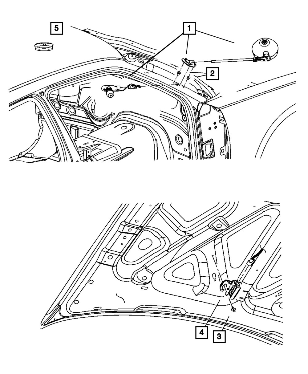 Genuine Mopar Dome Lamp 68351279AA