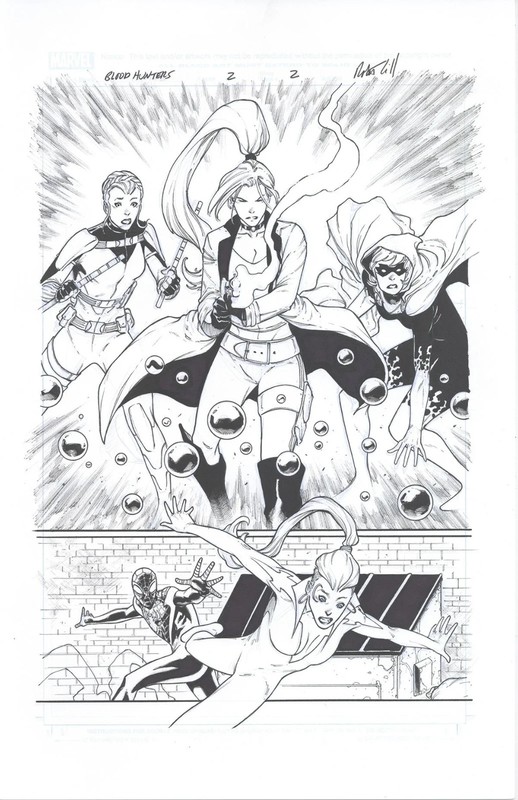 BLOOD HUNTERS 2 pg 2 SEXY DAGGER + HOLLOWS EVE+ ELSA+ WHITE WIDOW+ MILES MORALES
