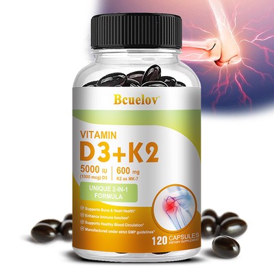 Vitamin D3 K2 NahrungsergäNzungsmittel StäRkere Knochen Bessere Stimmung Herz
