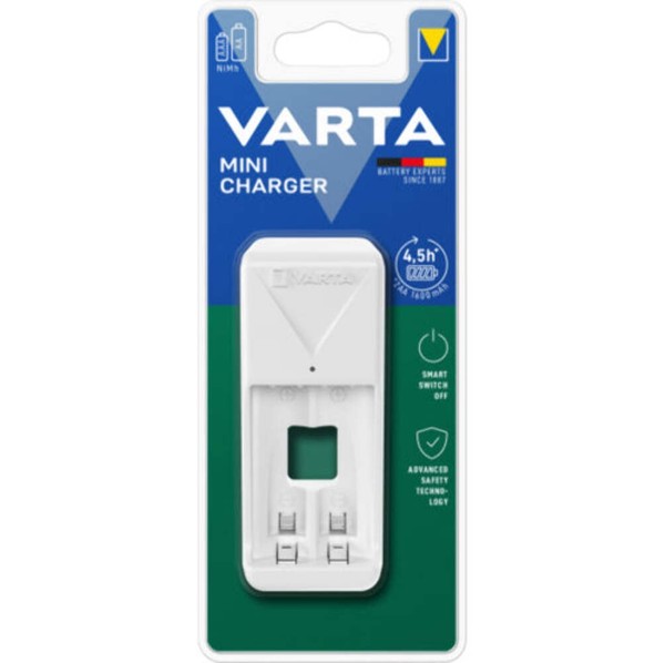 Varta 57656 Mini-LadegeräT FüR Aa & Aaa Smart Switch Off Keine Batterien Im Lief-image
