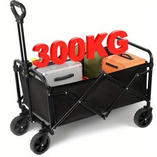Chariot pliable transport 300kg grande capacité réglable – Multifonction...