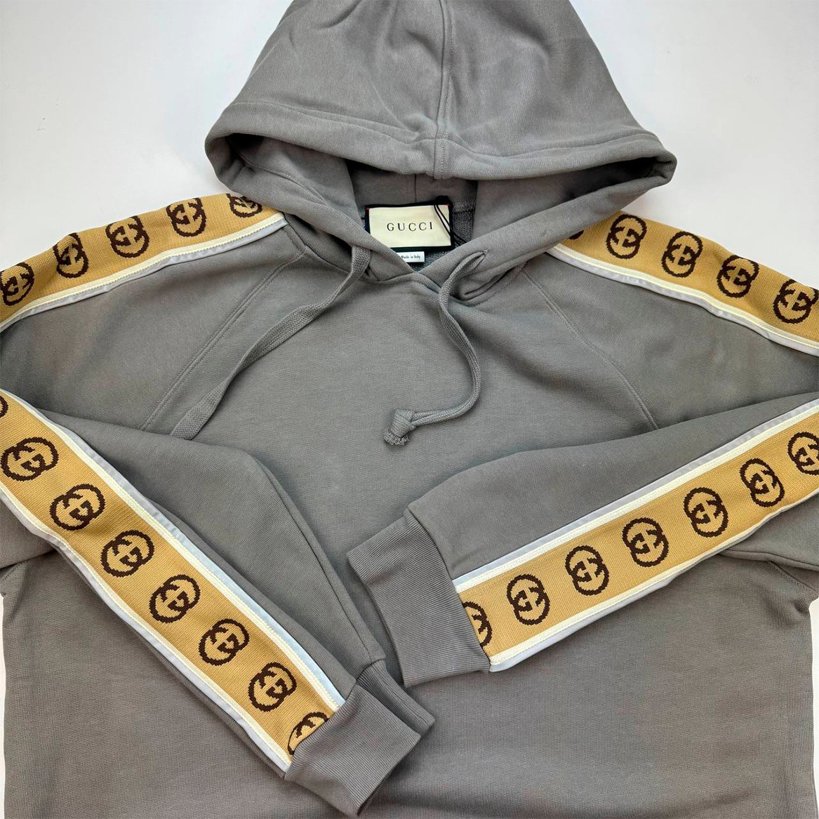 GUCCI Men Gray Oversize Hoodie Sweatshirt Size S | eBay