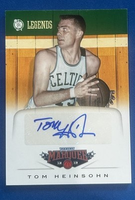Tom Heinsohn 2012-13 Marquee Auto #49 🔥 Boston Celtics