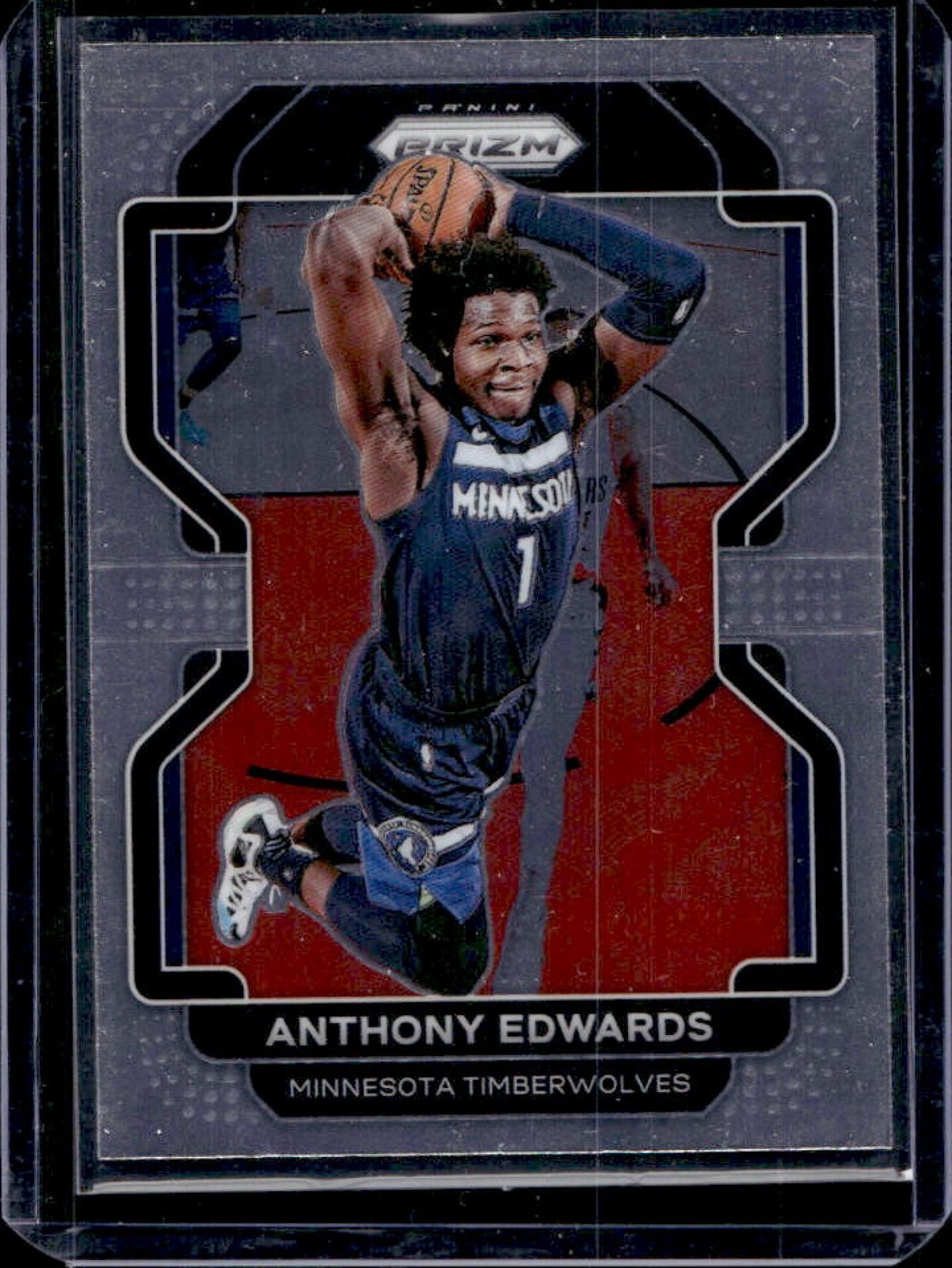 2021-22 Prizm Anthony Edwards #37 Timberwolves