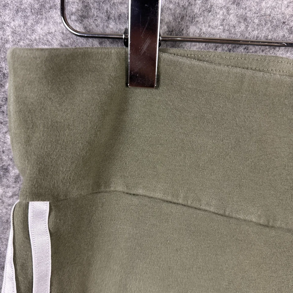 Adidas Leggings Mujer XL Verde Tiro Alto 3 Rayas Logo Trifolio Pantalones Atléticos Foto 3 de 4