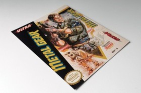Metal Gear - Originale Nintendo Nes Game Pak VIDPRO Display Card Toys R Us - NUOVO
