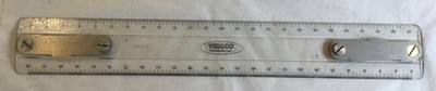 Vintage Vemco Drafting Tool Machine Rule 9 P-6
