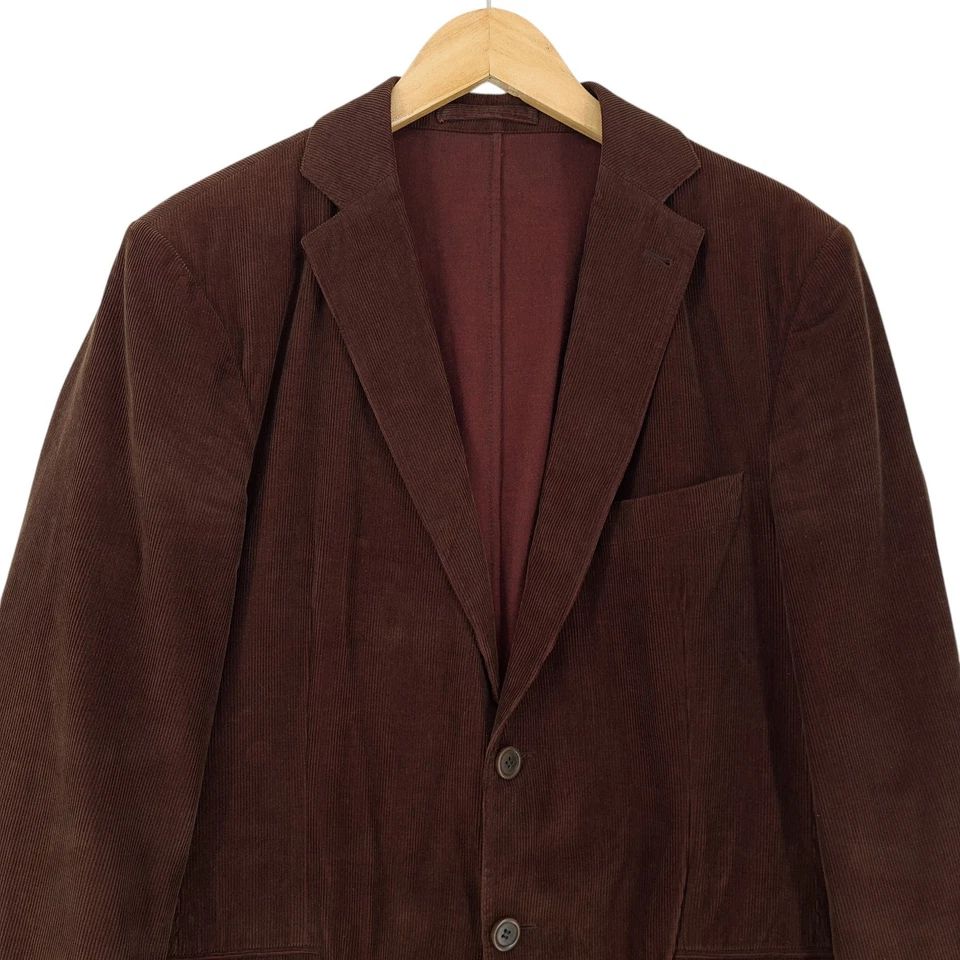 Blazer Vintage Strellson De Corduroy Marrón Zo7 Talla EU 48 UK/US 38 - Imagen 2 de 4