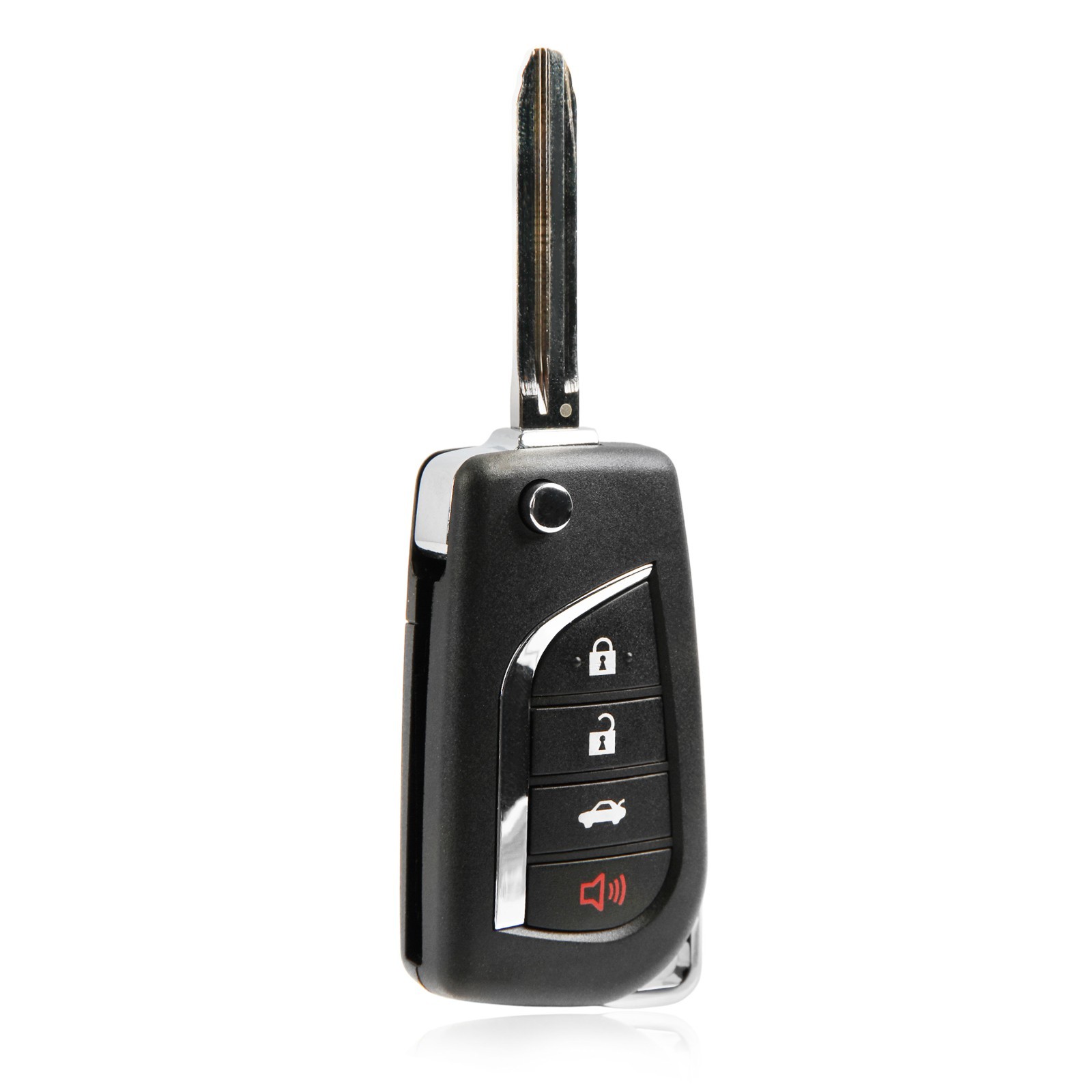 Remote Keyless Entry Fob Replacement Flip Key For Toyota 4b (GQ4-29T, 67)