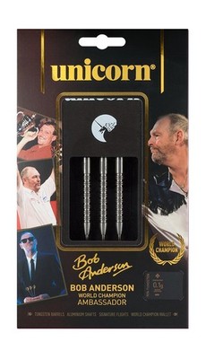 20 GRAM BOB ANDERSON  UNICORN WORLD CHAMPION AMBASSADOR STEEL TIP DARTS