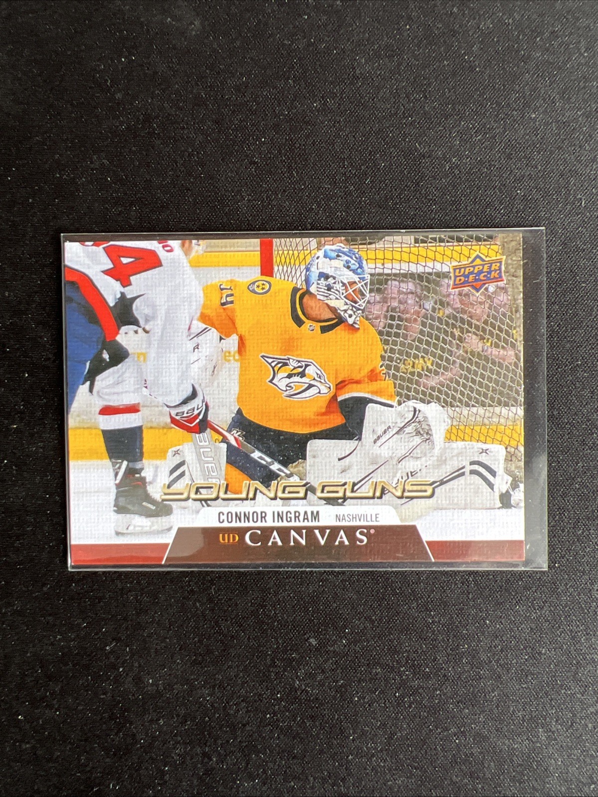 Connor Ingram 2020-21 Upper Deck Young Guns Canvas Rookie RC C226 Predators