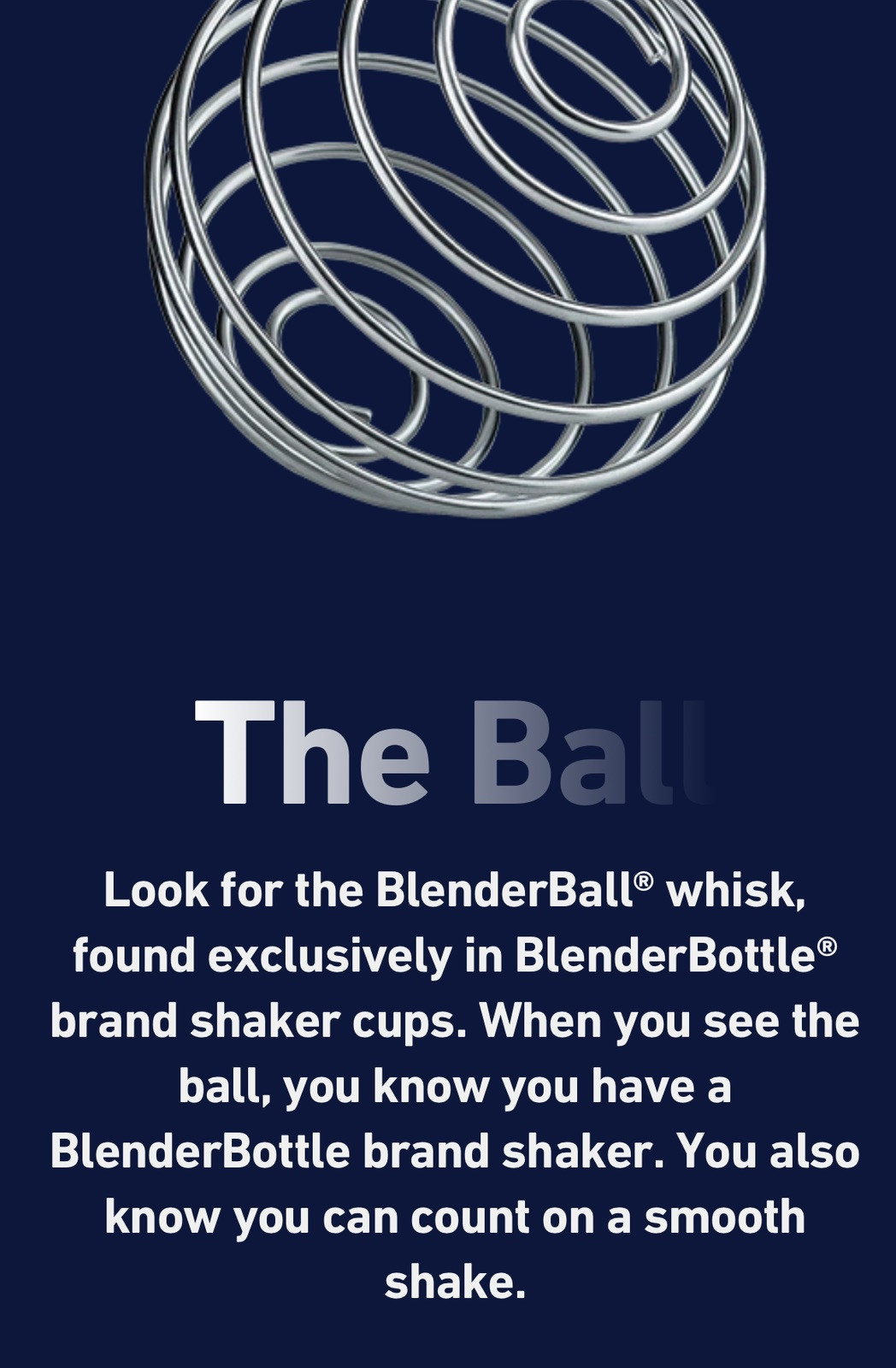 NEW Blender Bottle Replacement Ball - Wire Ball Whisk for Protein Shakes