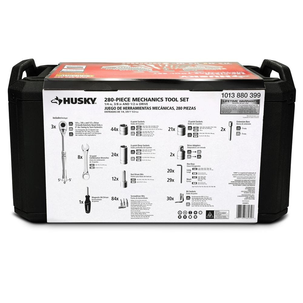 Husky Mechanics Tool Set (280-Piece) | eBay