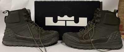 Nike ACG LunarTerra Arktos SP Medium Olive Hiking Boots Men's Size 11.5 EUC C13
