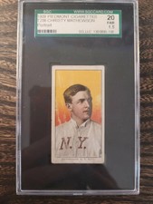 Christy Mathewson Cards and Autograph Guide 41