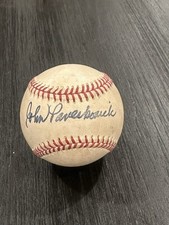 JOHNNY PESKY RARE FULL NAME JOHN PAVESKOVICH SIGNED AUTOGRAPHED OAL BASEBALL