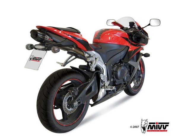 Mivv Suono SchalldäMpfer Unter-Sitz Auspuff Edelstahl Honda CBR 600 RR 2007-12-image