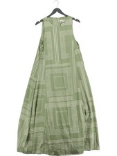 Monsoon A-Line Maxi Dress M in Green