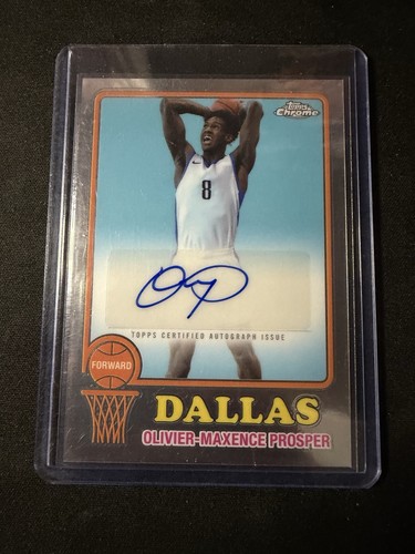 Olivier-Maxence Prosper #73TA-OP 2024 Topps Chrome 1973 Autograph card