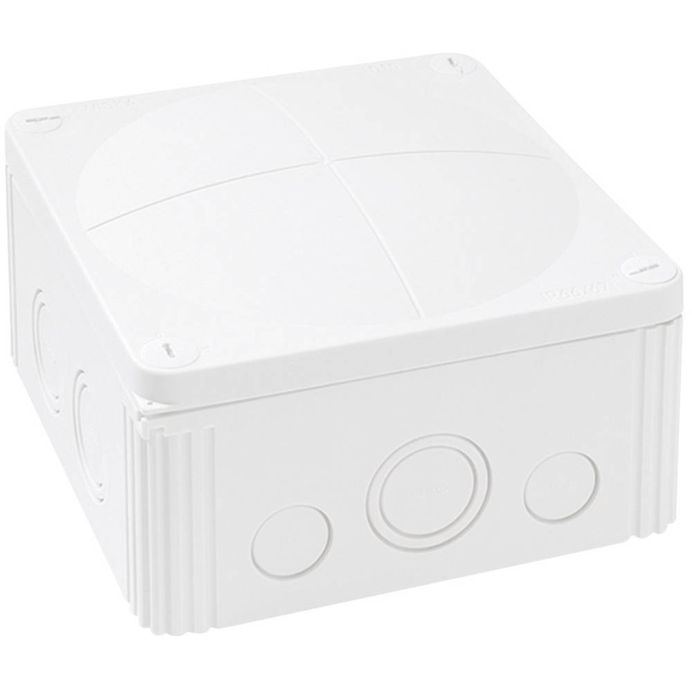 Boîte de dérivation Wiska 10062210 grand volume blanc pour pose en saillie extérieure