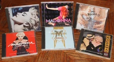 Madonna CD lot of 6 Pop Classic Dance Electronica Rock MTV