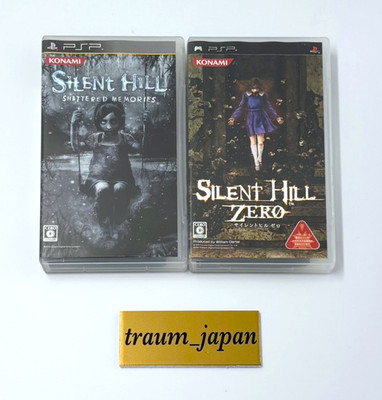 Silent Hill Zero & Shattered Memories set Sony PSP Japanese ver Tested