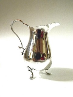 ANTIQUE SILVER CREAM JUG HALLMARKED BIRMINGHAM 1904 REF 445/1