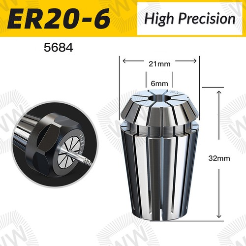 ER16/ER20/ER25/ER32 Spring Collet Set For CNC Milling Lathe Machine - Picture 37 of 79