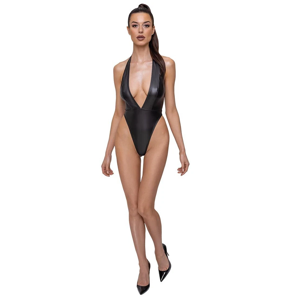 Sexy String-Body S-XL tiefes Dekolleté + Hoher Beinausschnitt + Einteiler "Hope" - Bild 4 von 4