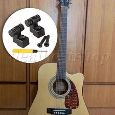 3 x Vintage Style Strings Retainers for Electric Guitars Parts Black