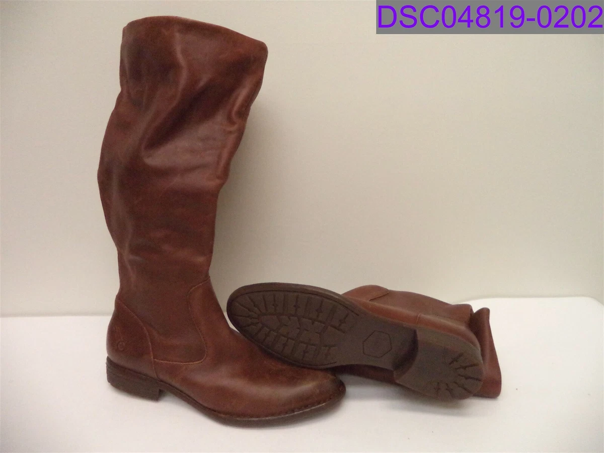 Size 9 Women Shoes Born North Riding Boot Brown F71062