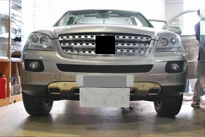 不锈钢滑板适用于梅赛德斯奔驰 ML350 W164 2006-2008 2PC 板 — 第 4/4 张图片