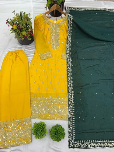 Pakistani Dress Salwar Kameez Ready To Wear Suits Indian Wedding Party Bollywood - Picture 5 of 8