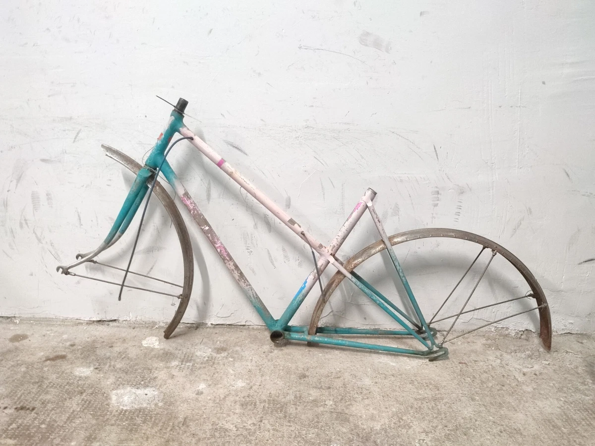 Cadre Vélo Course Vintage – Femme – 28″ – Acier – Début 1900 – Sans Marque