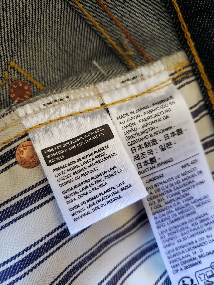 LVC LEVI'S 1944 501 xx Raw Selvedge Vintage Clothing 1955 LVC LEVI'S 1944 501 xx Raw Selvedge Vintage Clothing 1955