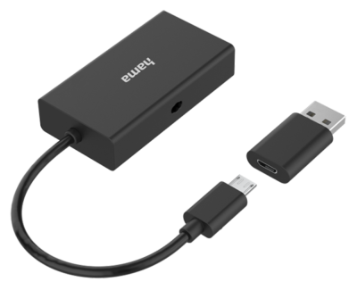 Hama USB 2.0 Micro Cable Double Shielded Black 1.8M