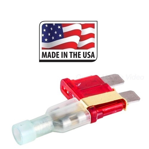 (100) Grifo de fusible automotriz ATC ATO para automóvil Adaptadores de cable Amplificador automático barco latón - Imagen 2 de 2