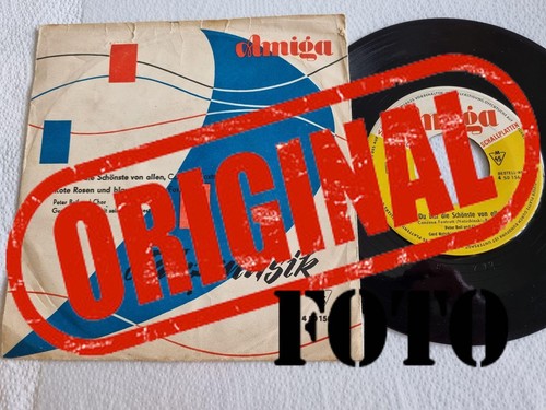 7" Single Peter Beil - Du bist die Schönste von allen Vinyl Amiga - Picture 5 of 5