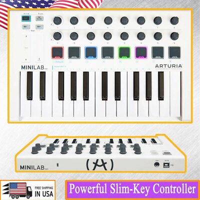 Arturia Minilab MKII Mini Hybrid Keyboard Powerful Slim-Key Controller