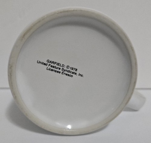 Tazza caffè Garfield con strega 1978 Jim Davis Halloween dolcetto o scherzetto - Foto 2 di 2