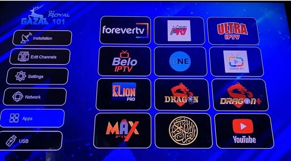 GAZAL101 Receptor de TV Digital, Satélite WiFi Suscripciones 10 Años Envío Gratis Foto 2 de 2