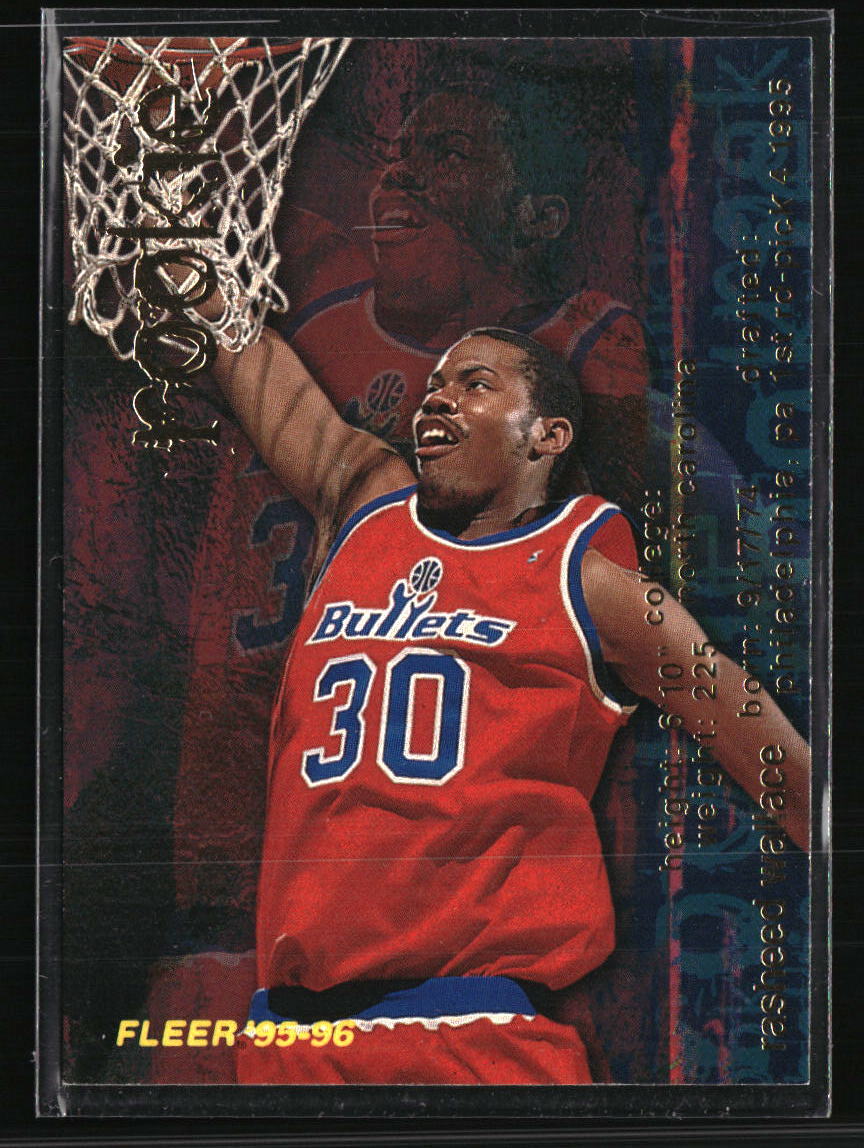 Rasheed Wallace Fleer #316  Basketball Card