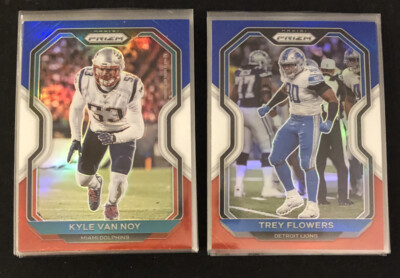 2020 Prizm Football RWB Prizm Parallel Cards Singles You Pick