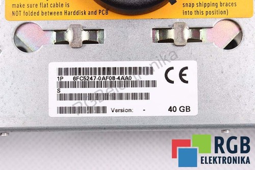 SIEMENS 6FC5247-0AF08-4AA0 6FC52470AF084AA0 POCHE DISQUE ID18558 - Photo 6/6