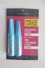 Max Factor LASH MAKER MASCARA 1 Full size + 1 Mini size Black NEW