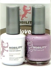 NOBILITY Gel Nail Polish 0.5fl.oz UV/LED Gel Color Duo NBCS064- Bridesmaids