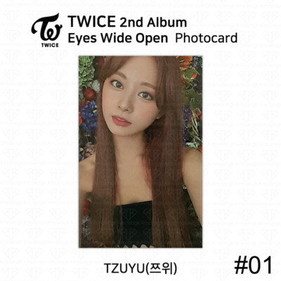 TWICE 2nd Album Eyes Wide Open Official Photocard Photo Card Tzuyu