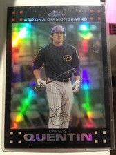 2007 Topps Chrome Refractor Carlos Quentin Diamondbacks 93 Low Shipping