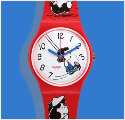 Lucy Swatch Watch New NIB Swatch x Peanuts KLUNK! Lucy Van Pelt SO28Z106 Watch | eBay main image 4