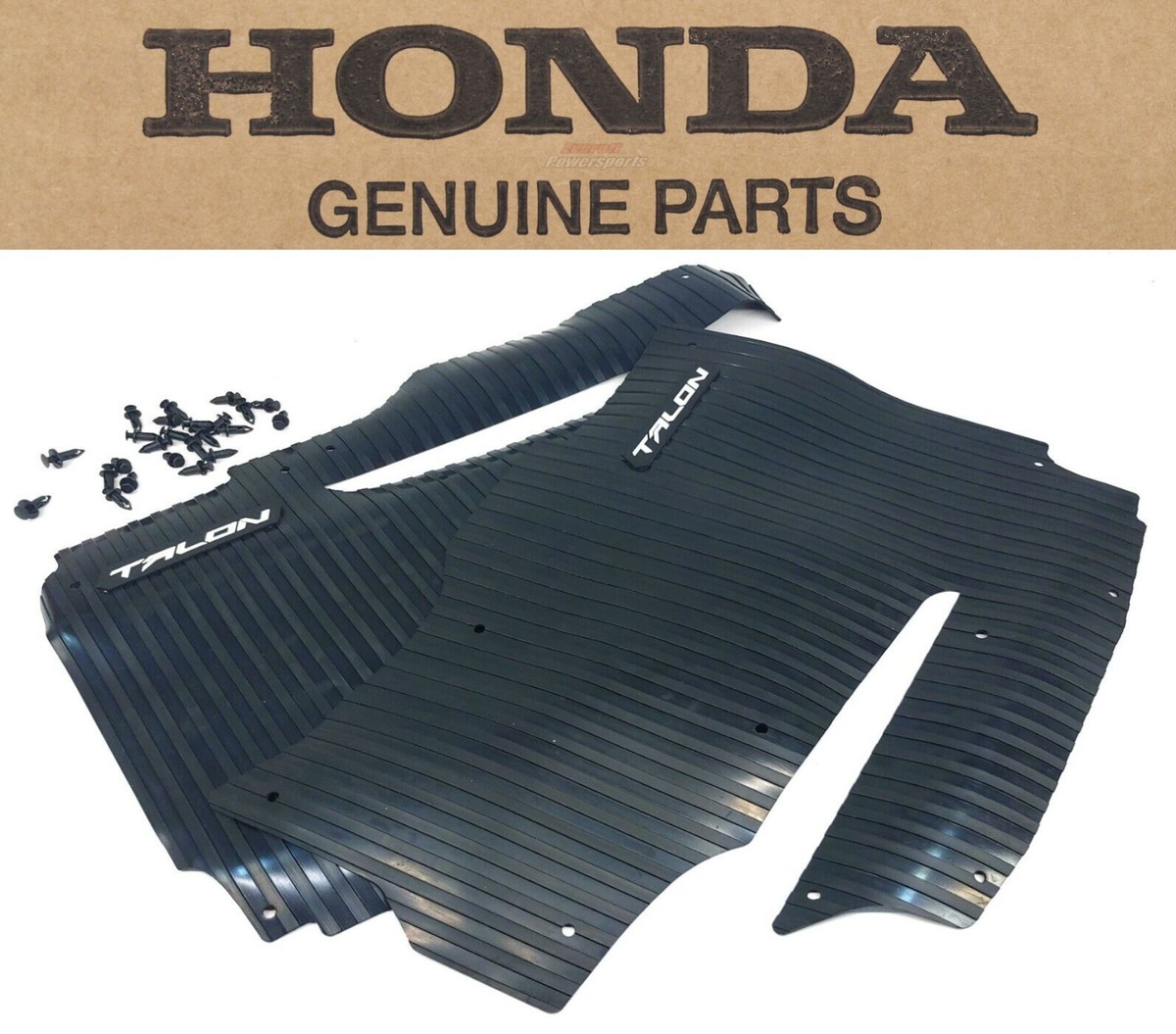 0SP63-HL6-A00 Front Rubber Floor Mats 2019-2021 Talon 1000R 1000X